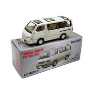 Tomytec Tomica Tlvn Limited 1/64 Vintage Neo LV-N216a Toyota Hiace Wagon Living Saloon EX 2002 White Beige Diecast Scale Model Car
