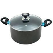 Topper Non Stick Glamour Casserole With Lid Ash- 22 Cm - 80948 