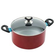Topper Non Stick Glamour Casserole with Lid Red- 22 cm - 805014