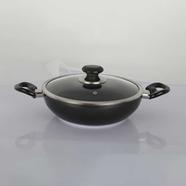 Topper Non Stick Regular Karai with Lid (Black) - 22 CM - 80844