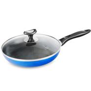 Topper Nonstick Elegant Fry Pan With Lid Blue- 24 Cm - 805087