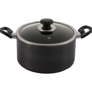 Topper Nonstick Glamour Casserole With Lid Ash 22 Cm