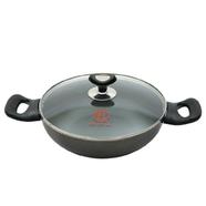 Topper Nonstick Glamour Deep Fry Pan With Lid (Black) 26 cm - 80947