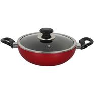 Topper Nonstick Karai With Lid Red 26 Cm - 80849