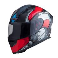TORQ Legend Bot Helmets - Glossy Red And Black