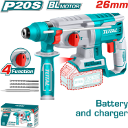 Total TRHLI20228 Lithium-Ion Rotary Hammer (20V) - W(B/C)