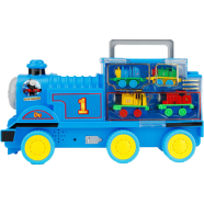 Toy Train Cartoon Cartoon Train Alloy Music Storage Car