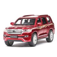 Toyota Land Cruiser 1: 32 Toy Car Beijing Jeep Metal Toy Alloy Car Diecasts Toy Vehicles Car Model Wolf Warriors Model Car Toys - Car Toy -Red