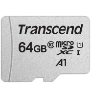 Transcend 64GB MicroSDXC 300S Memory Card - TS64GUSD300S 