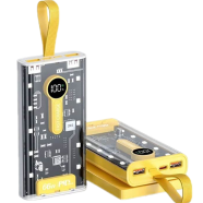 Transparent 20000mAh Power Bank 22.5W Fast Charging icon