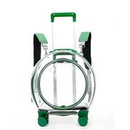Transparent Capsule Pet Travel Bag Backpack For Puppies Dogs Cat Carriers Bag With Trolley Wheel