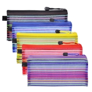 Transparent Exam Pencil Pouch Assorted