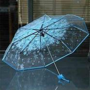 Transparent Flower Design Umbrella