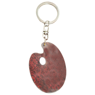 Transparent Mini Color Pallet Design Key Ring