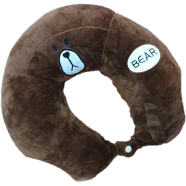 Travel Print Neck Pillow- Chocolate icon