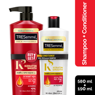 Tresemme Shampoo Keratin Smooth 580 ml Get Tresemme Conditioner 190ml FREE