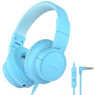 Tribit Starlet 01 Kids Headphones Wired with Microphone-Blue