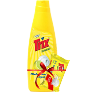 Trix Dishwashing Bar 75 gm Free with Trix Dishwashing Liquid 500 ml Bottle - 3284029