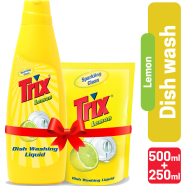 Trix Dishwashing Liquid Combo Pack (500 ml Plus 250 ml) - 3298647