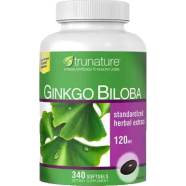 Trunature Ginkgo Biloba 120 mg with Vinpocetine 300 Softgels