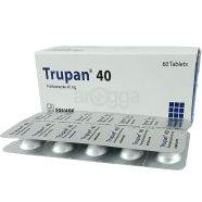 Trupan 40 mg 10's Strip Tablet icon