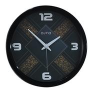 Ajina Tulip Wall Clock Round - Black T-2 - 936030