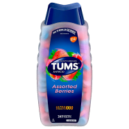 Tums Antacid Calcium Carbonate Ultra Strength Assorted Berries 265 Chew Tablets