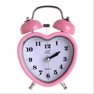 Twin Bell Alarm Table Clock Love Retro Gonti Pink