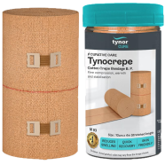 Tynor Tynocrepe cotton bandage, Beige, 6cm x 4m, 1 Unit