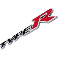 Type R 3D Metal Car Emblem Badge – Sporty Exterior Sticker icon