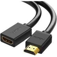 UGREEN 10142 HDMI Male to Female Cable 2m (Black) 