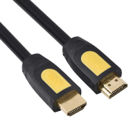 UGREEN 10167 HDMI Round Cable 5m (Yellow/Black) HD101