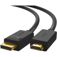 UGREEN 10239 DP Male to HDMI Male Cable 1.5m (Black) image