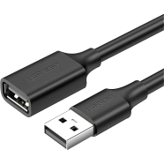 UGREEN 10316 USB 2 A Male to A Female Cable 2m (Black) US103