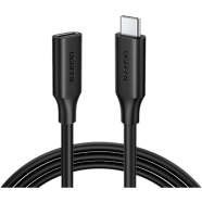 UGREEN 10387 USB-C/M to USB-C/F Gen2 5A Extension Cable 1m (Black)#US353