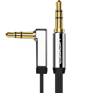 UGREEN 10729 3.5mm Male to 3.5mm Male Flat Cable 5m (Black) AV119