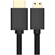 UGREEN 11167 Mini HDMI to HDMI Cable 1.5m (Black) HD108