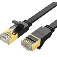 UGREEN 11263 Cat 7 U/FTP Lan Cable Flat Design 5m (Black) NW106