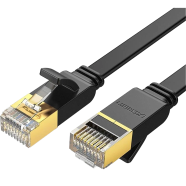 UGREEN 11264 Cat 7 U/FTP Lan Cable Flat Design 8m (Black) NW106