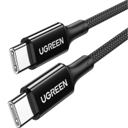 UGREEN 15277 USB-C to USB-C Silicone Fast Charging Cable Black 2m US557