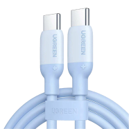 UGREEN 15281 USB-C to USB-C Silicone Fast Charging Cable Blue 2m US563