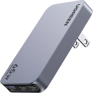 UGREEN 15817 Nexode Pro 65W 3-Port GaN Ultra-Slim Fast Charger US X753
