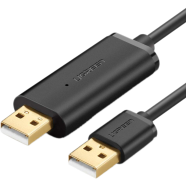 UGREEN 20233 USB 2.0 Data Link Cable 2m (Black) 