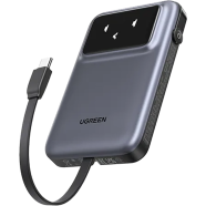 UGREEN 35603B 10000mAh 30W Power Bank with Built-in Cable PB511