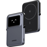 UGREEN 35605B 5000mAh 20W Magnetic Wireless Power Bank Grey PB571