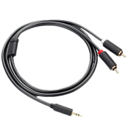 UGREEN 3.5mm Male to 2RCA Male Cable 1m (Black) AV116 - 10749 