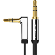 UGREEN 3.5mm Male to 3.5mm Male Flat Cable 5m (Black) AV119