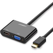 UGREEN 40744 HDMI to VGA plus HDMI Converter 