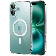 UGREEN 45921 Classy Transparent Magnetic Protective Case for iPhone 16 Upgraded Version ( Transparent) CA109