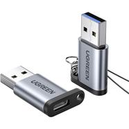 UGREEN 50533 USB 3.0-A to USB-C M/F Adapter (Gray)